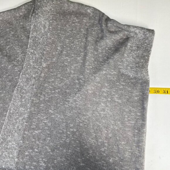 Eileen Fisher Linen Blend Cardigan Womens Small‎ Gray Oversized Sleeveless Light - Picture 12 of 13